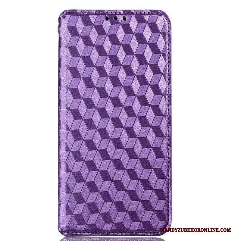 Schutzhülle Für Realme C35 Flip Case Diamanten Und Würfel