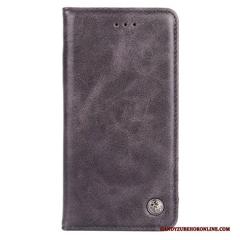 Schutzhülle Für Samsung Galaxy A13 5G / A04s Flip Case Stil Lederniete