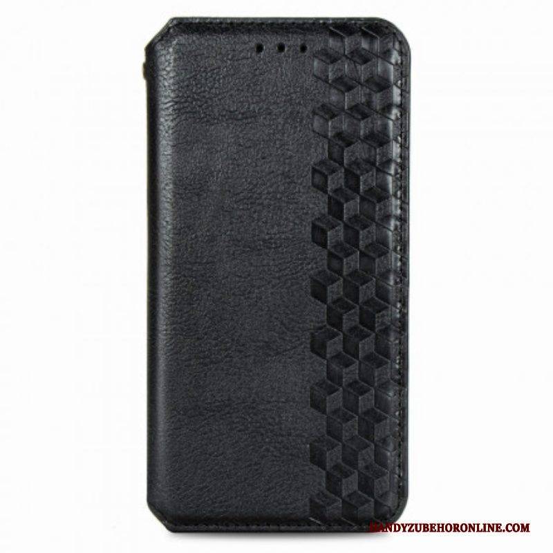 Schutzhülle Für Samsung Galaxy A51 5G Flip Case Rautenstruktur In Lederoptik