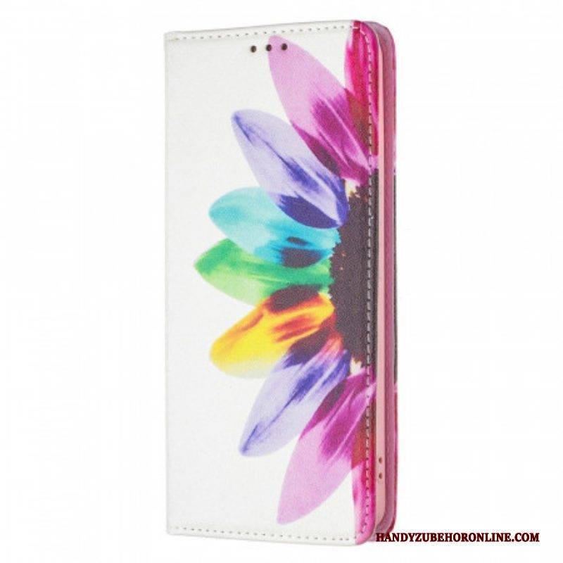 Schutzhülle Für Samsung Galaxy A53 5G Flip Case Aquarellblume