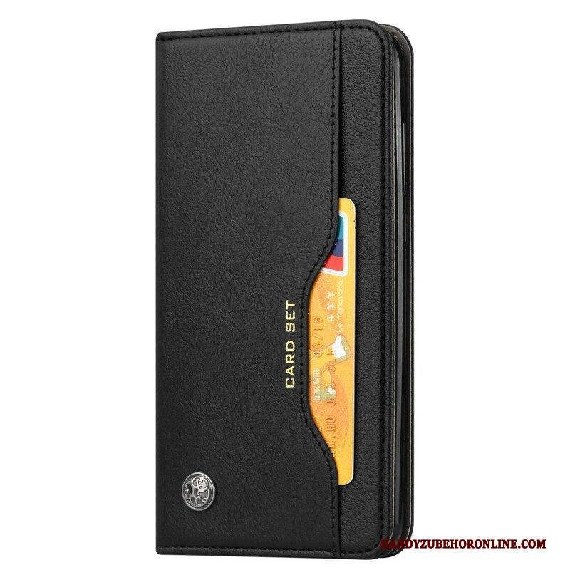 Schutzhülle Für Samsung Galaxy M51 Flip Case Kartenhalter Aus Kunstleder