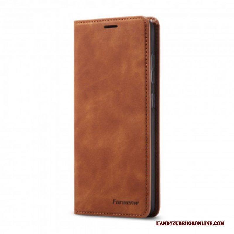 Schutzhülle Für Samsung Galaxy S21 5G Flip Case Forwenw Ledereffekt