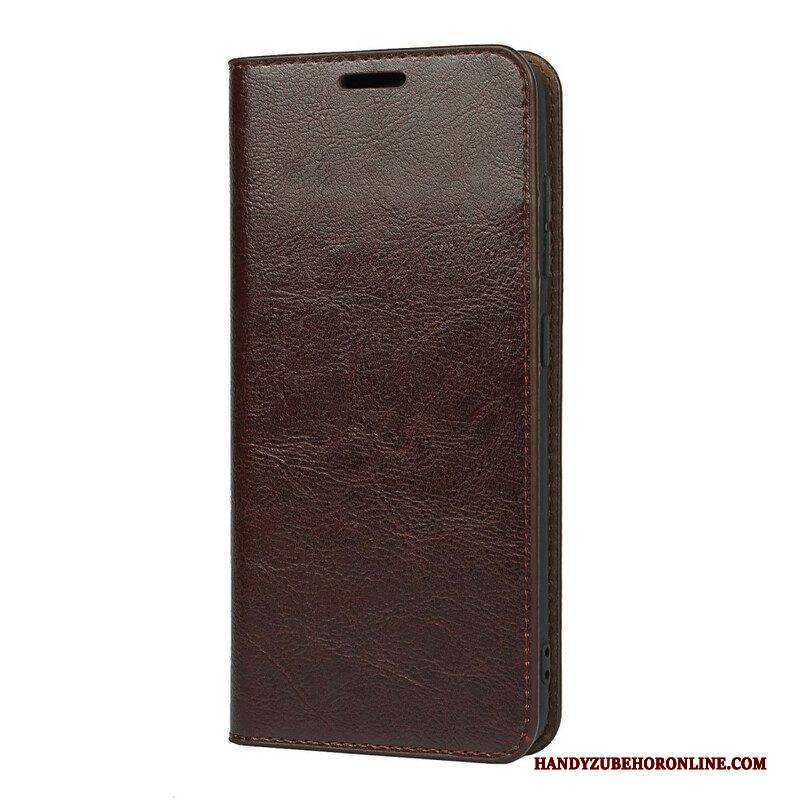 Schutzhülle Für Samsung Galaxy S21 FE Flip Case Echtes Leder