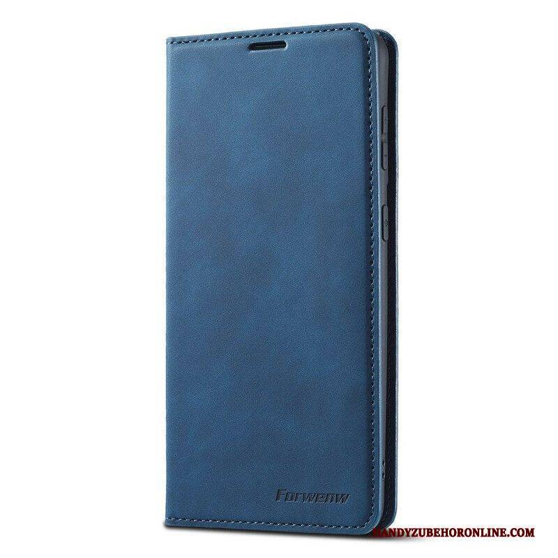Schutzhülle Für Samsung Galaxy S21 FE Flip Case Forwenw Ledereffekt