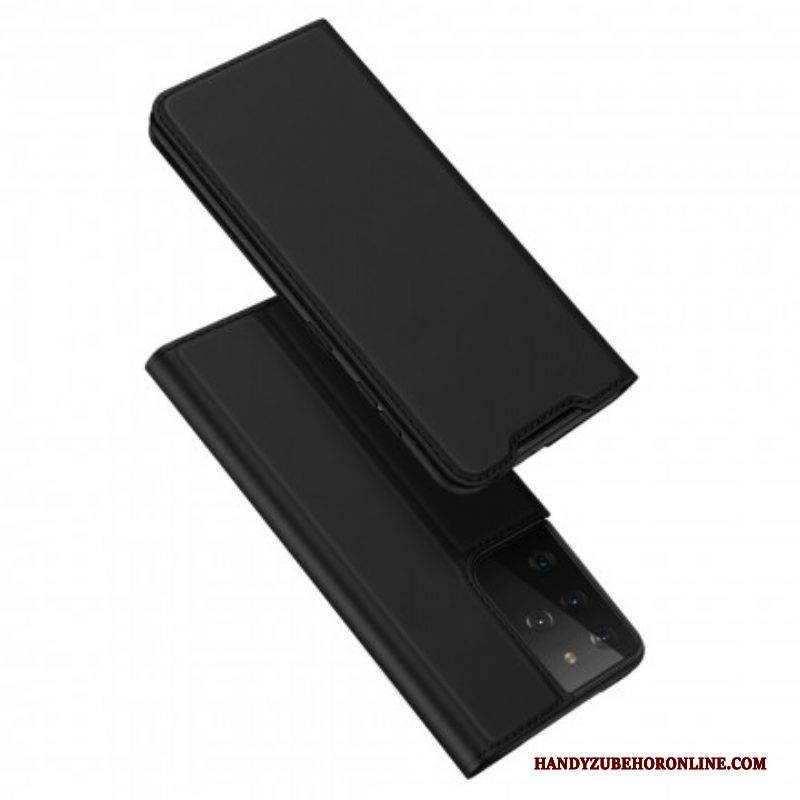 Schutzhülle Für Samsung Galaxy S21 Ultra 5G Flip Case Skin Pro Dux Ducis