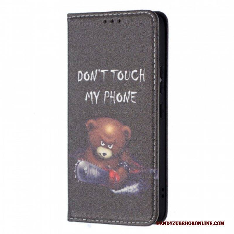 Schutzhülle Für Samsung Galaxy S22 5G Flip Case Gefährlicher Bär