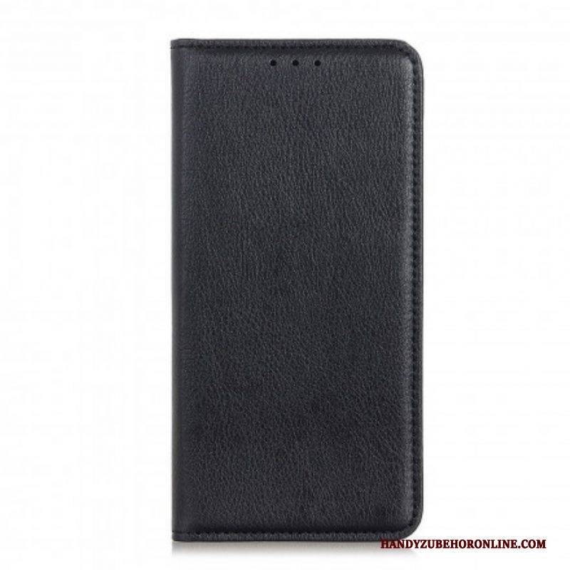 Schutzhülle Für Sony Xperia 5 III Flip Case Einzelnes Geteiltes Litschi-leder