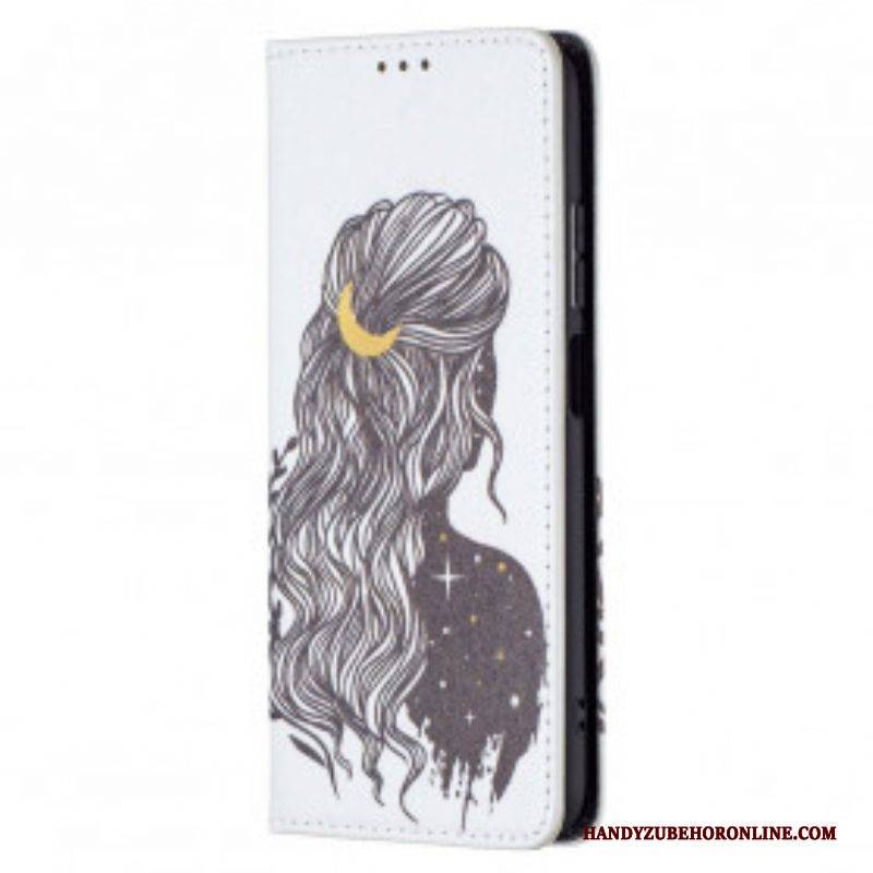 Schutzhülle Für Xiaomi Redmi Note 10 / 10S Flip Case Schöne Haare