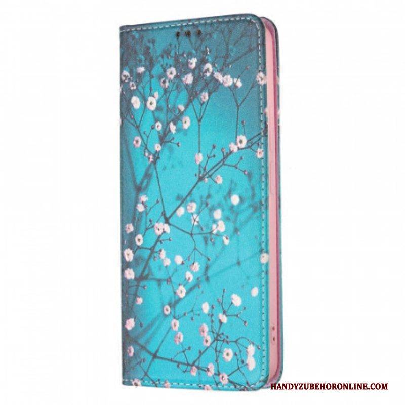 Schutzhülle Für Xiaomi Redmi Note 11 Pro Plus 5G Flip Case Blühende Zweige