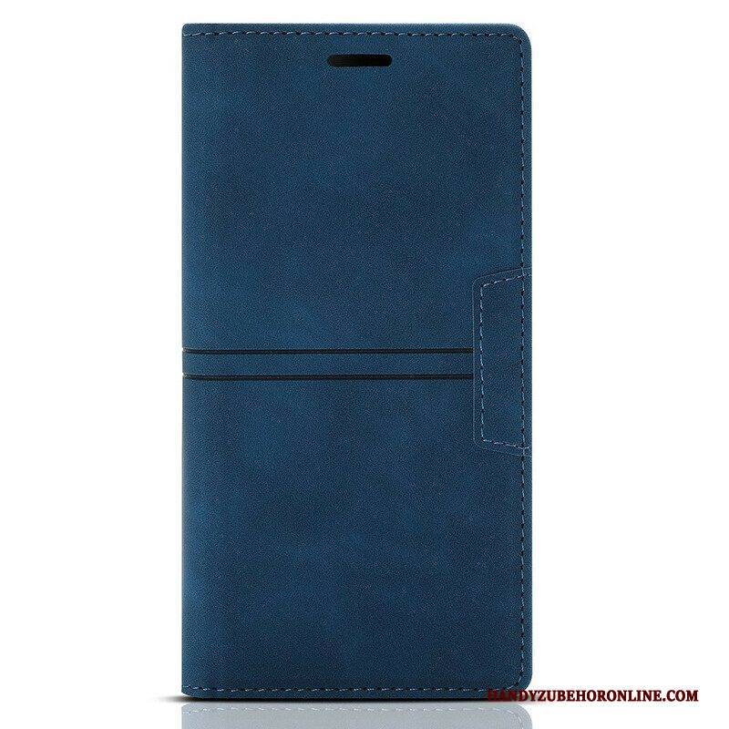 Schutzhülle Für iPhone 13 Pro Flip Case Stil: Ledernaht. Magnetverschluss