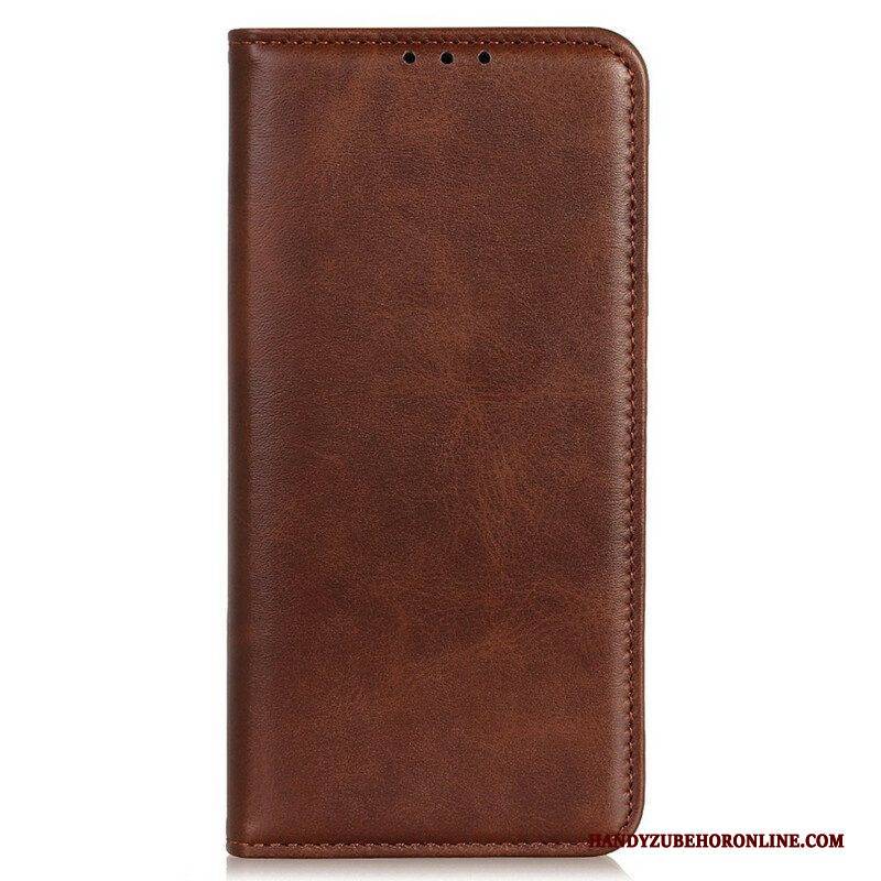Schutzhülle Für iPhone 13 Pro Max Flip Case Litschi-spaltleder