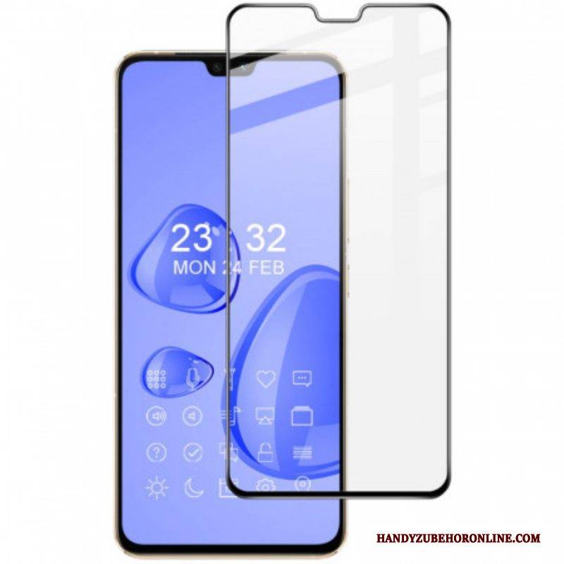 Vivo V23 5G Displayschutzfolie Aus Gehärtetem Glas Mit Schwarzem Rand